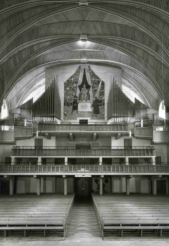 orgel dreifaltigkeitskirche um 1960